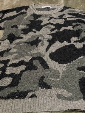 Workshop Republic Clothing Camouflage Knit Sweater  size S
